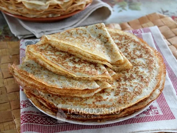 Фото готового блюда: Блины на кулеше