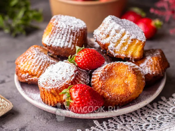 Фото блюда: Творожные кексы в аэрогриле