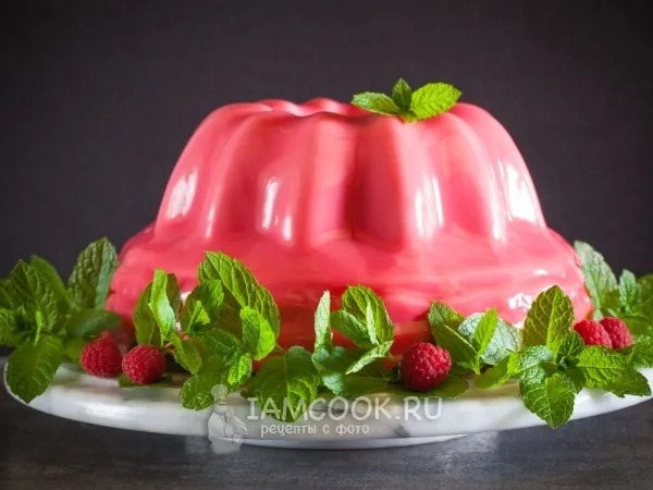 Фото блюда: Малиновый муссовый торт