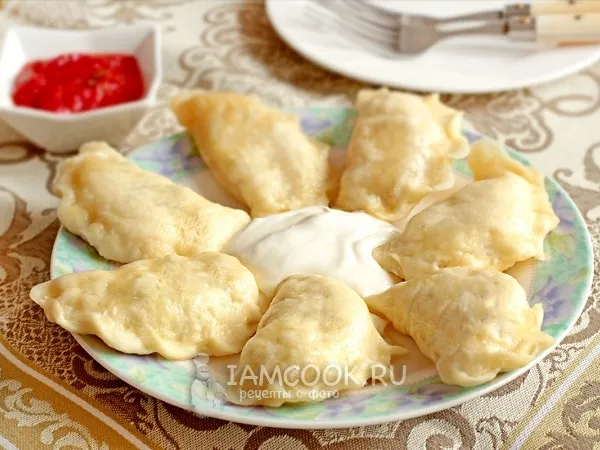 Фото блюда: Вареники на кефире на пару
