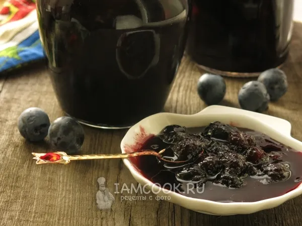 Фото блюда: Варенье из терна с косточками