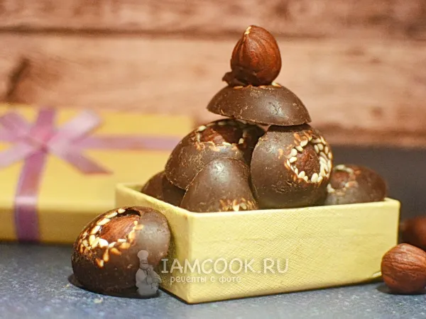 Фото блюда: Фундук в шоколаде в домашних условиях
