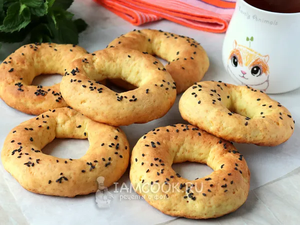 Фото блюда: Калачи из творога в духовке