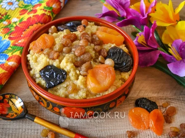 Фото блюда: Кутья из пшена с сухофруктами