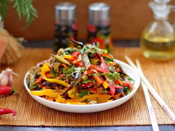 Фото блюда: Баклажаны по-корейски