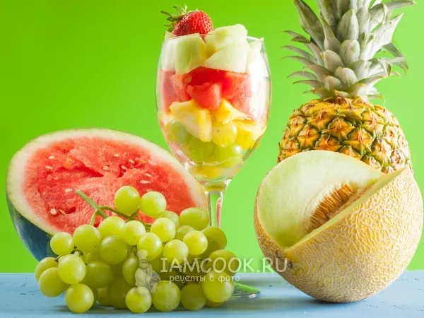 Фото блюда: Салат «Фруктовый коктейль»