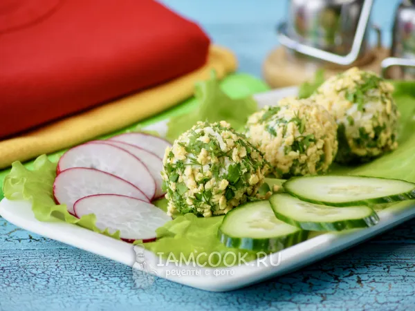 Фото готового блюда: Шарики из куриной грудки с сыром