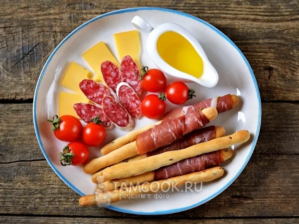 Фото готового блюда: Гриссини с семенами льна