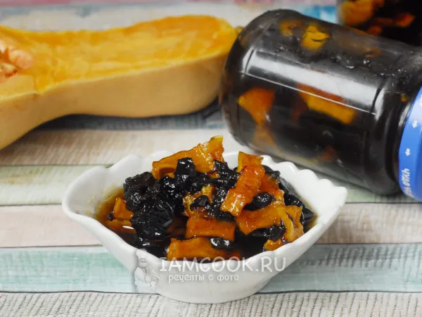 Фото блюда: Варенье из тыквы с черносливом