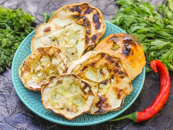 Фото блюда: Патиссоны на гриле (на мангале)