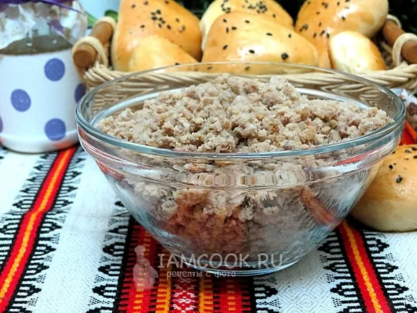 Фото блюда: Начинка мясная для пирожков из дрожжевого теста