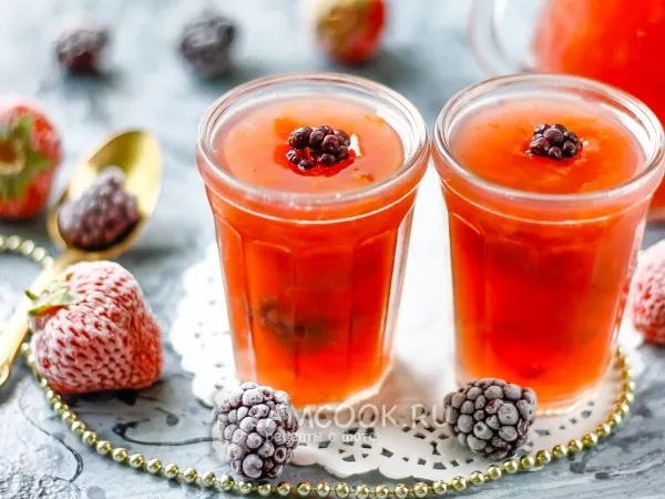 Фото блюда: Кисель из крахмала и компота