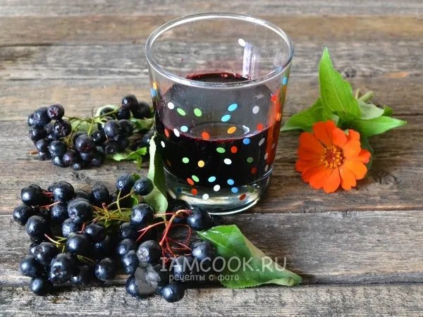 Фото блюда: Сок из черноплодной рябины на зиму