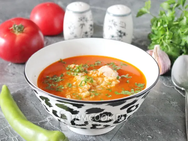 Фото готового блюда: Харчо с булгуром