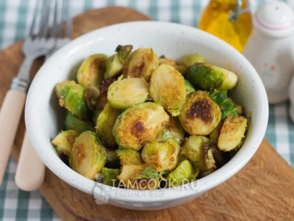Фото готового блюда: Жареная брюссельская капуста
