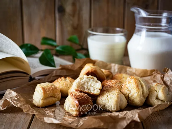 Фото готового блюда: Творожное печенье на кефире