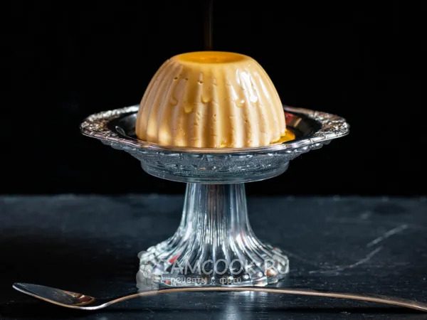 Фото готового блюда: Сливочный пудинг