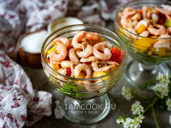 Фото блюда: Салат-коктейль с креветками
