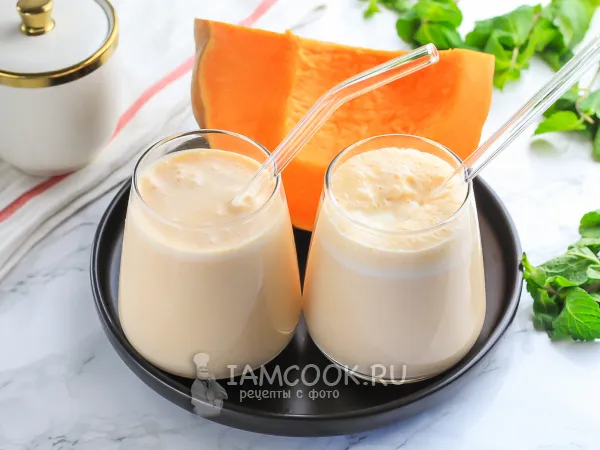 Фото блюда: Молочный коктейль с тыквой