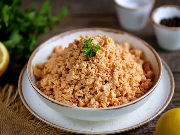 Фото блюда: Жареная икра толстолобика