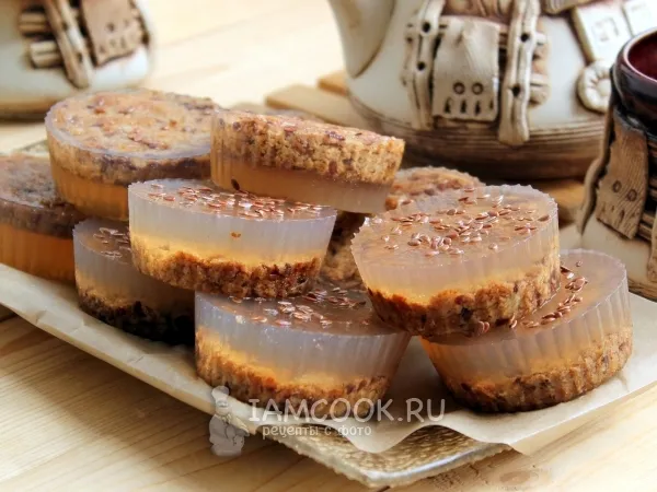 Фото готового блюда: Печенье полезное с желе