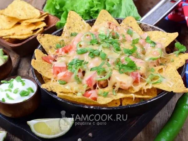 Фото блюда: Начос с курицей