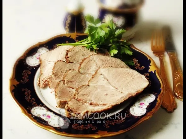 Фото блюда: Свинина запеченная в рукаве