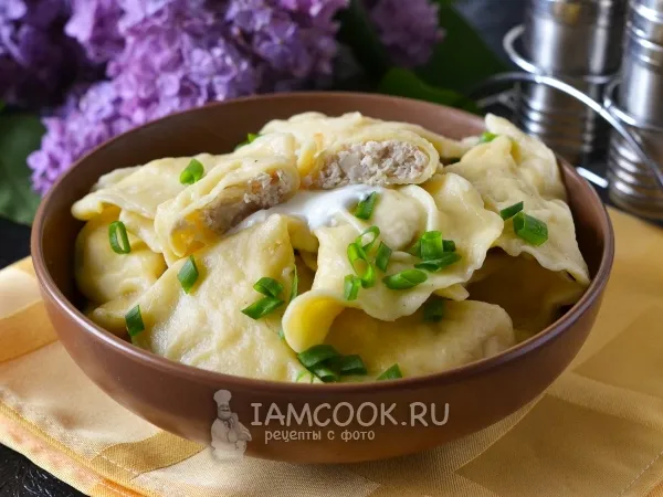 Фото готового блюда: Креплах (еврейские пельмени)