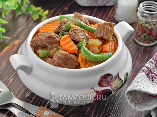 Фото блюда: ПП гуляш из говядины