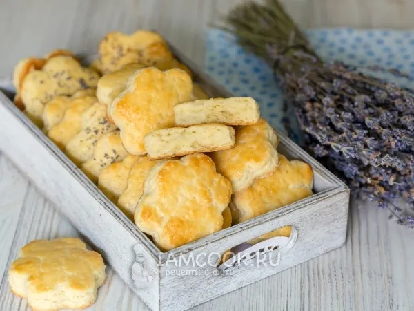 Фото готового блюда: Лимонное печенье на сметане