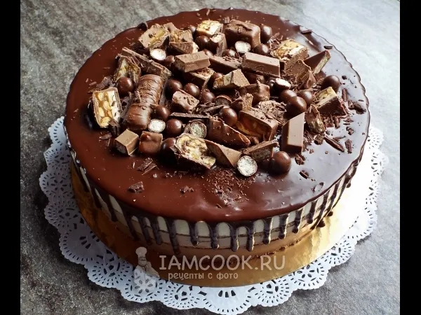 Фото блюда: Муссовый торт «Три шоколада»