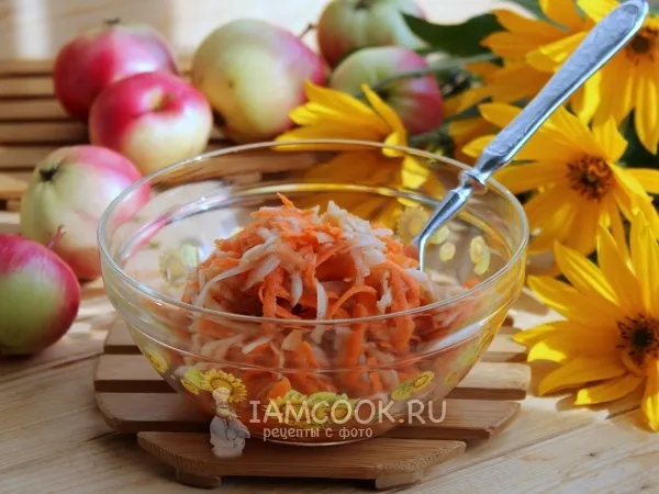 Фото готового блюда: Салат из топинамбура