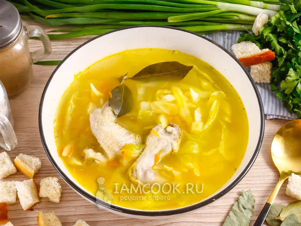 Фото блюда: ПП щи из свежей капусты (с курицей)