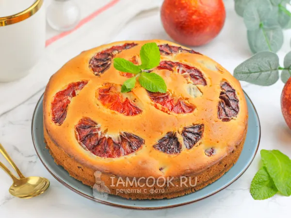 Фото блюда: Пирог с красными апельсинами