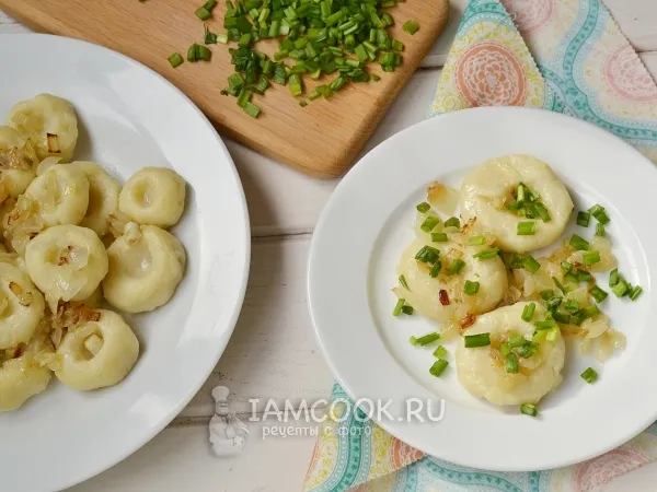 Фото готового блюда: Картофельные клецки