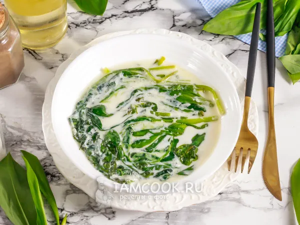 Фото блюда: Черемша с молоком по-ингушски