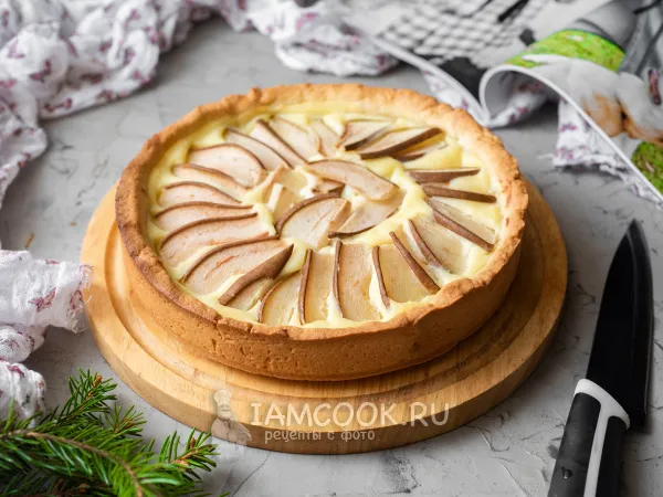 Фото блюда: Тарт с грушей и рикоттой