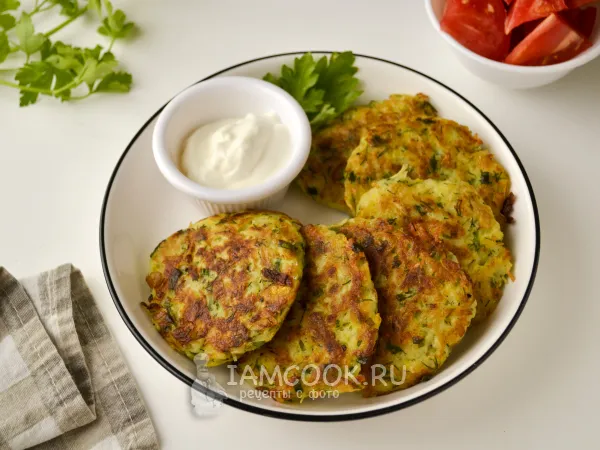 Фото блюда: Кабадраники (драники из кабачков с картошкой)