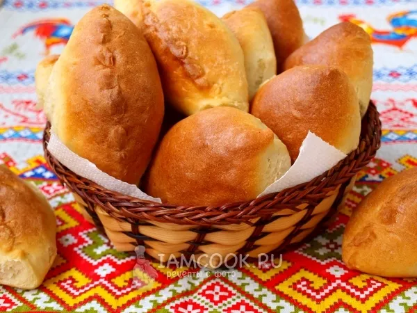 Фото готового блюда: Постные пирожки с капустой