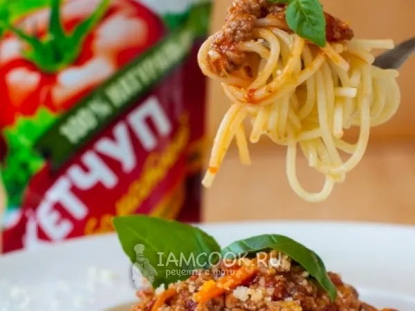 Фото блюда: Спагетти Болоньезе с фаршем