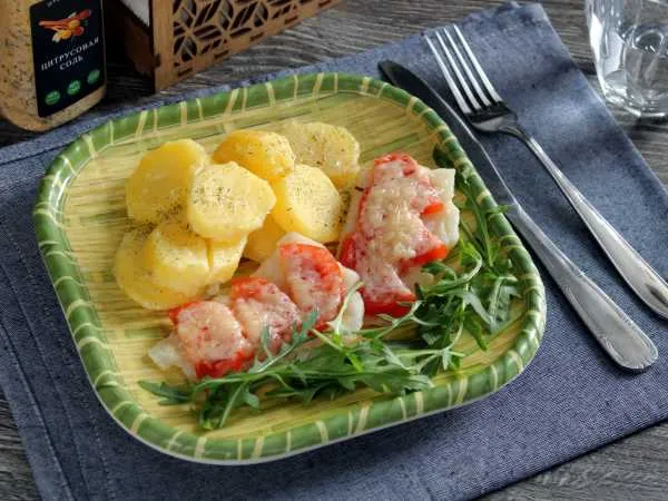 Фото блюда: Судак запеченный в фольге