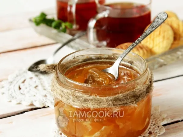 Фото готового блюда: Яблочное варенье из кисло-сладких яблок