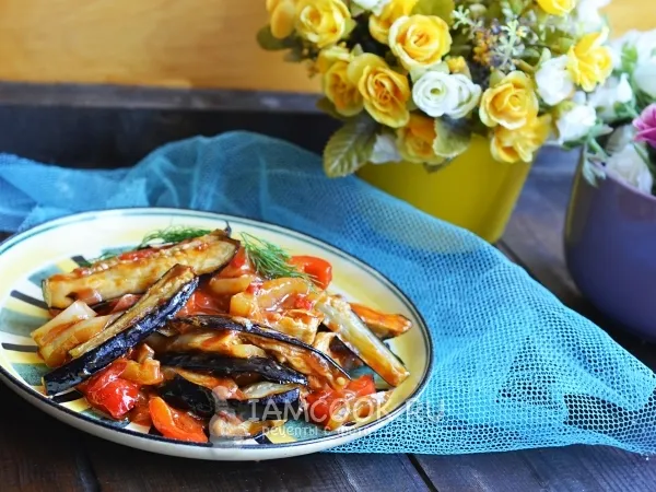 Фото готового блюда: Баклажаны по-китайски