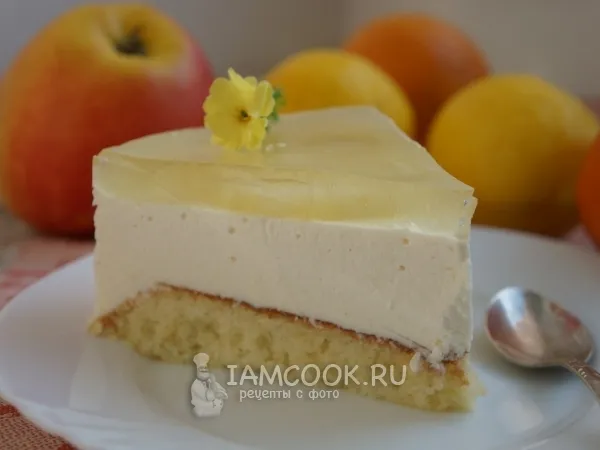 Фото блюда: Простой желейный тортик в мультиварке