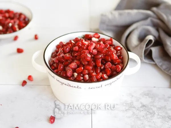 Фото блюда: Замороженные зерна граната