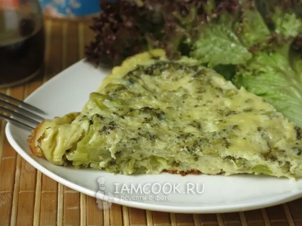 Фото блюда: Омлет с брокколи в мультиварке