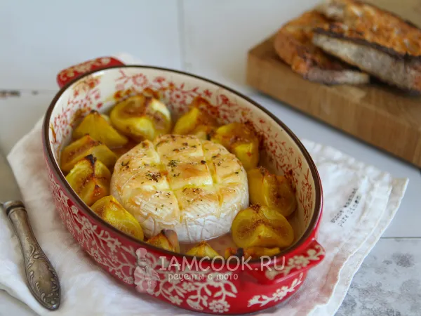 Фото блюда: Инжир с сыром в духовке