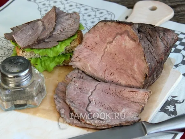 Фото блюда: Ростбиф су-вид в мультиварке