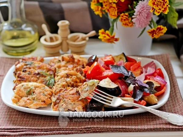 Фото блюда: Рубленные котлеты из семги в мультиварке