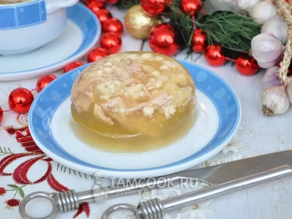 Фото готового блюда: Холодец из курицы в мультиварке